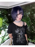 ショートレイヤー シャギーカット ローライト デザイン