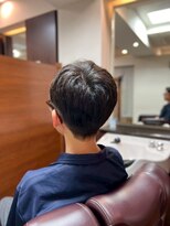 ケースタイル ヘアスタジオ 神保町店(K STYLE HAIR STUDIO)&nbsp;ツーブロック/アップバングショート/バーバースタイル/メンズ