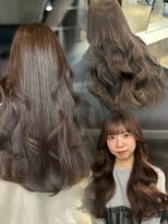 ペレ 渋谷(PELE)&nbsp;黒髪カタログ/クラゲヘアー/オリーブグレー/渋谷