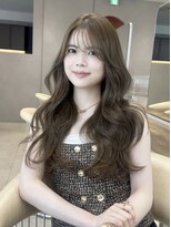 ジーナ 稲毛海岸(Zina)&nbsp;髪質改善＊オリーブグレーくびれヘア＊美髪【Zina稲毛海岸】