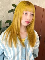 ノード(NODE)&nbsp;栄フェイスレイヤー透明感カラー小顔ロングスタイル