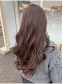 大人のピンクブラウン