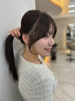ロンドガーネット 池袋(Lond garnet) 暗めカラー/韓国風巻き/レイヤーカット/髪質改善/縮毛矯正/池袋