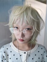 クペウヘイヴン(cope'u HAVEN)&nbsp;原宿/ウルフカット レイヤー デザインカラー ルーツカラー