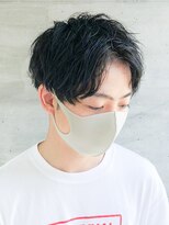 ベガ ヘアーズ ストーリー(VEGA hair's story)&nbsp;小顔効果◎メンズパーマ波巻きパーマ×センターパート韓国風