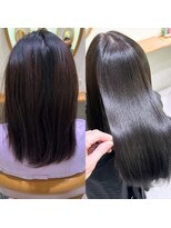 ゴカンムード(Gokan mood) 髪質改善縮毛矯正ハイライトダブルカラーショートカット30代40代