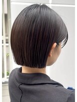 エーバイフー 江坂店(A BY WHO)&nbsp;A BY WHO江坂/切りっぱなしボブ/透明感カラー