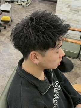 アンサ 藤森店(ANSA) 束感ツーブロックフェザーショート