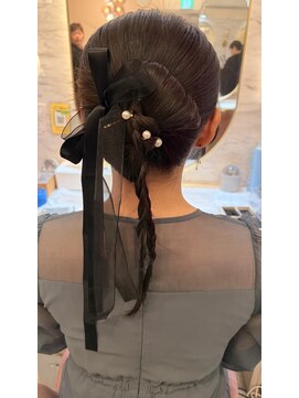 ヘアアレンジメント ボガスティーズ 溝の口店(Hair arrangement Vogusty's) リボンカチモリ/Y2K/ウエディング/推活/お花見