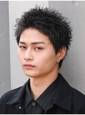 渋谷スパイキーショートツイストスパイラルパーマツイスパ強め