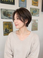 アース 佐賀夢咲店(HAIR&MAKE EARTH) 【大人美人ショートボブ】
