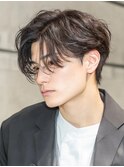 【ブルベ夏メンズ】垢抜ルーズセンターパート×骨格補正×肌映え