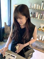 シー(Ciii)&nbsp;stylist イケダ>> くすみピンク×隠せるインナーカラー