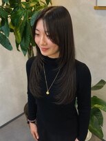 ルーチェ(Lu-che)&nbsp;結べるロングレイヤー×ダークグレージュ