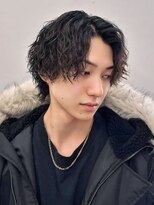 ヘッドストック 大和八木店(HEAD STOCK) サーフカールシャドウパーマニュアンスパーマアップバングメンズ