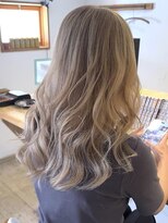 ブレイズヘアー(BLAZEhair)&nbsp;【透明感ベージュ】ミルクティベージュ×ブリーチ２回
