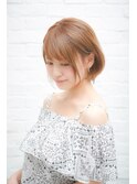 Sweet自由が丘☆20,30代,40代 お手入れ簡単ショートボブ耳掛け