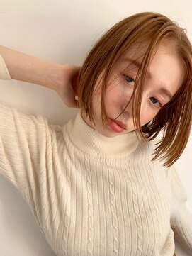 パール(PearL) 《PearL》ことりベージュフレンチボブかきあげヘア