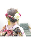 洋でも和でもOKヘアセット