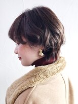 アイティー バイ アルバム 中野店(IT by ALBUM) ブラックアッシュ_スリークボブ厚めバングローライト_ba288832