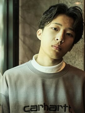 ダグラスヘア ノースショア 岐阜 長良(Douglas hair NORTH SHORE) 無造作センターパート