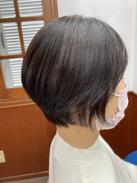 トップヘアー 本店(TOP HAIR) ナチュラルくびれショート/30代40代50代/倉敷