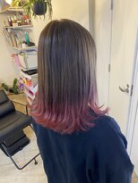 エンリー(ENlee)&nbsp;【川瀬莉穂】裾カラー×ピンク