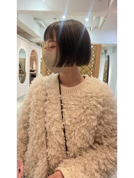 ヌー 代官山(nuu) 【nuu】ショコラアッシュヘルシースタイルミニボブ