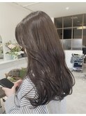 お顔まわりのレイヤーカット+艶感◎カラー