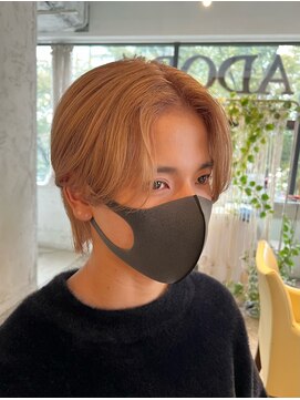 アドール(ADOR) #シースルーマッシュ#センターパート#カルマパーマ