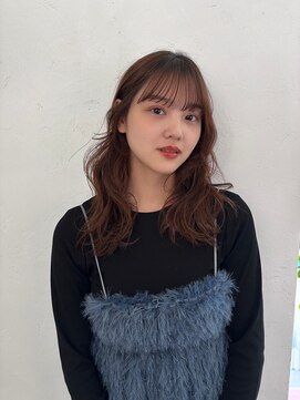 アンバー 池袋(amber) ニュアンスパーマ/ミルクティーベージュ/サラ艶ロング[池袋駅]