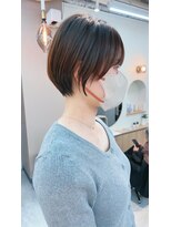 シビバイレボ(CIBI by revo)&nbsp;地毛風カラー/ナチュラルレイヤーカット/ショートボブ[船橋]
