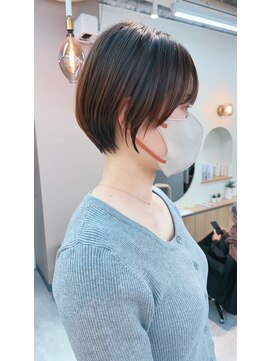 シビバイレボ(CIBI by revo) 地毛風カラー/ナチュラルレイヤーカット/ショートボブ[船橋]