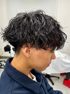 フゥ 宇都宮(FeU) 波巻きスパイラルパーマツイストパーマメンズマッシュパーマ