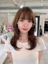 アクアオモテサンドウ(ACQUA omotesando)&nbsp;ロングレイヤー/ロングウルフ/アッシュベージュ/髪質改善