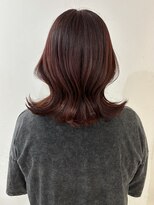 ミレバイジェニー (mirae by geny)&nbsp;ブリーチなし チェリーレッド 暖色カラー r