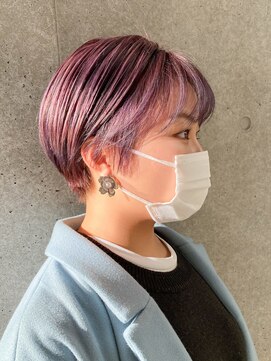 ヴェルダ 池袋店(verda) ショート×ピンクラベンダー◎Yamamoto