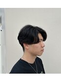 毛流れセンターパート