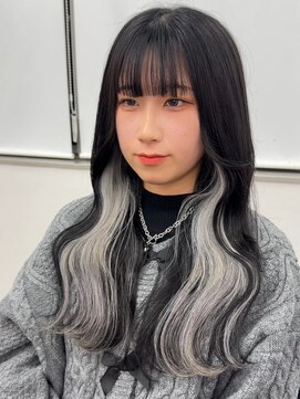 ロンドヴァリー 渋谷店(Lond vallee) ウェーブミディアムメルティカラー×ブリーチなしボブ韓国[渋谷]