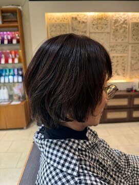 ヘアリゾート粋 ティガ 池袋店(tiga) レイヤーボブ/ショコラブラウン