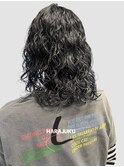 原宿スパイラルパーマニュアンスパーマウェーブヘア20代30代40代