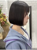 似合わせ切りっぱなしボブ