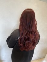 ポート 蕨(PORT)&nbsp;ブリーチなしのピンクレッド【 千田 理紗 】