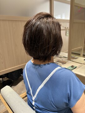 クルム(KURUMU) 無重力パーマ　髪質改善　大人ボブ