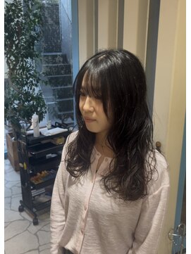 シアン 栄店(CYAN.) アイロンを使わずに簡単コテ巻き風パーマ