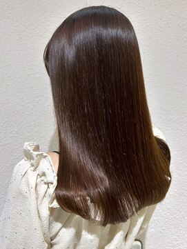 ビューティシモ 川越(Beautissimo) マロンベージュ 髪質改善 ダメージレスカラー ツヤ髪 20代