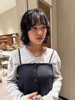 ノラギンザユー(NORA GINZA/U)&nbsp;ボブパーマニュアンスパーマフレンチボブ