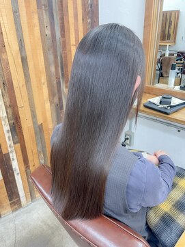 リッカ(RICCA) 黒髪カタログ/クラゲヘアー/オリーブグレー/恵比寿