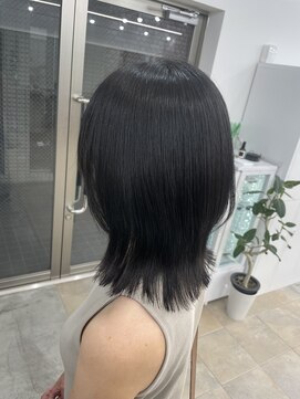 ディジョン 自由ヶ丘(Dijon) 韓国顔まわりレイヤーカットグレージュオリーブベージュブラウン