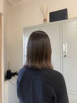 スイヘアデザイン 久留米(suii.. hair design) 切りっぱなしボブ